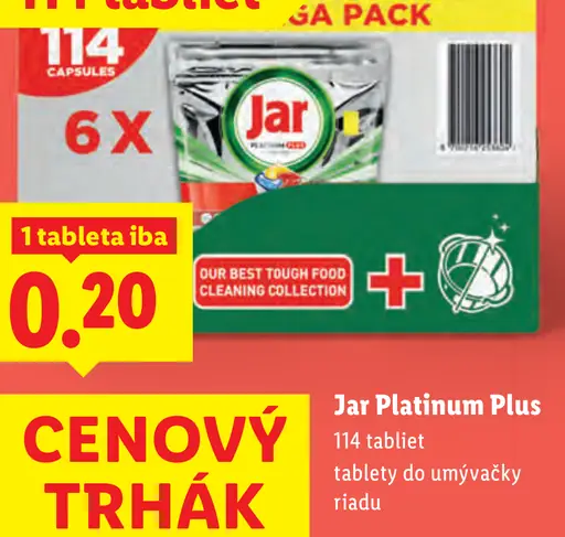 Jar Platinum tablety do umývačky