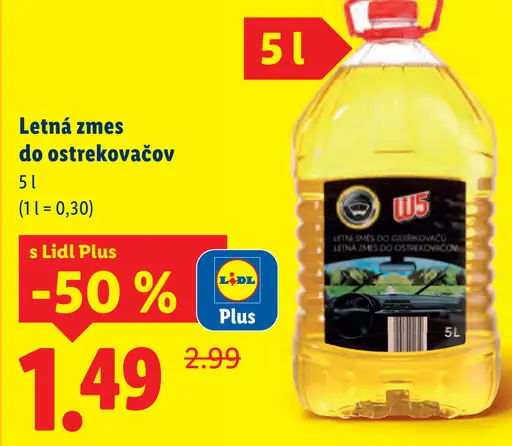 Letná zmes do ostrekovačov
