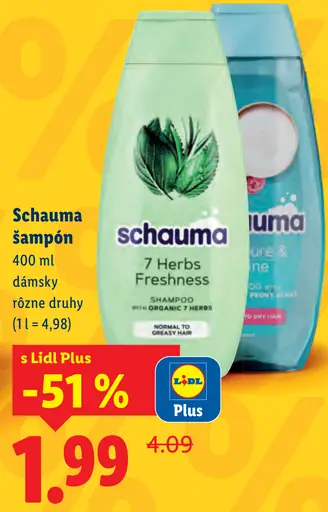 Schauma šampón dámsky