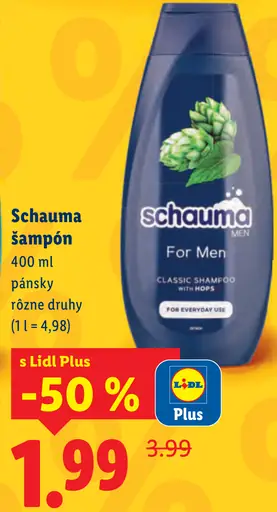 Schauma šampón pánsky