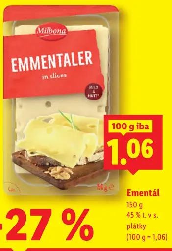 Milbona Ementál