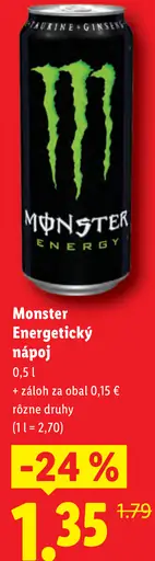 Monster Energetický Nápoj
