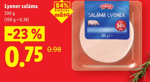 Pikok Lyoner saláma