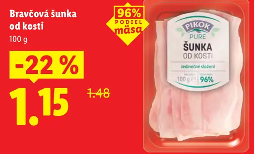 Pikok Bravčová šunka od kosti
