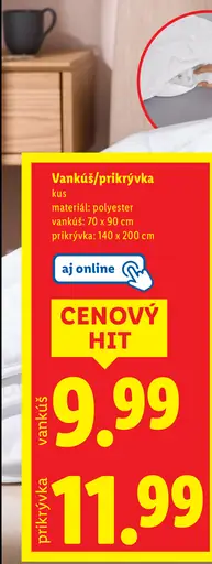 Vankúš/prikrývka