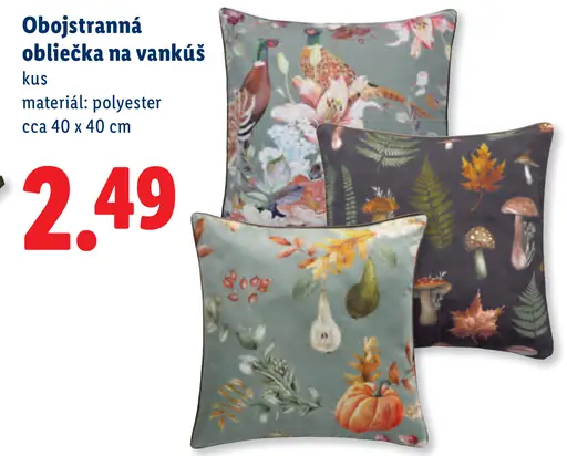 LIVARNO Obojstranná obliečka na vankúš