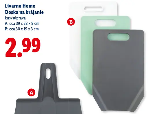 Livarno home doska na krájanie