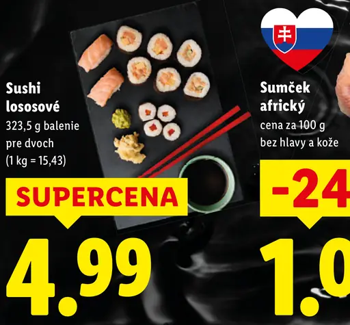 Sushi lososové