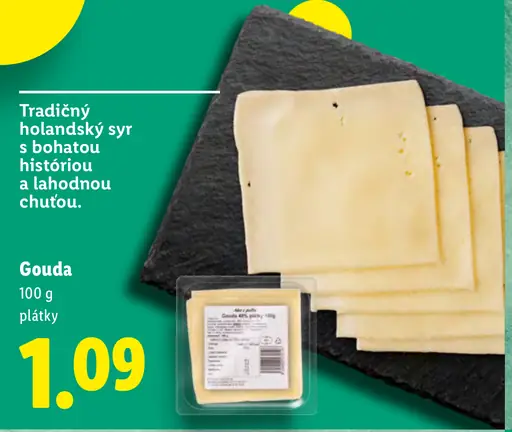 Gouda plátky