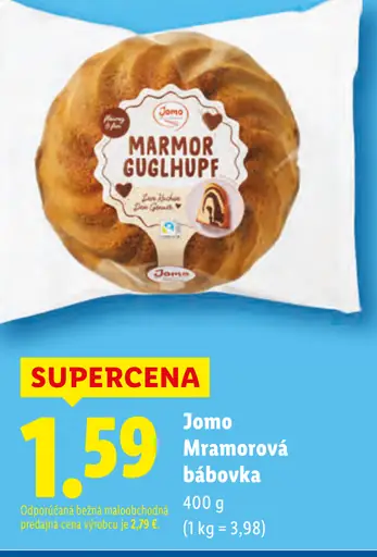 Jomo Mramorová bábovka