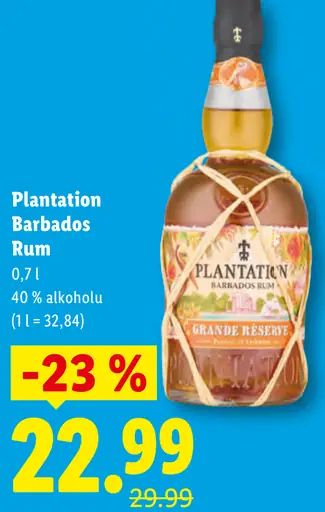 Plantation Barbados Grande Reserve rum