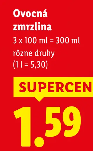 Gelatelli Ovocná zmrzlina