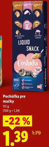 Coshida Kapsičky pre mačky