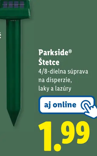 Parkside štetce