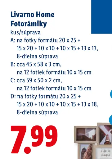 Livarna Home Fotorámiky