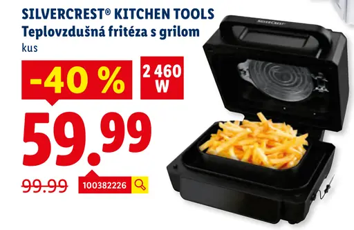 Silvercrest Kitchen Tools Teplovzdušná fritéza s grilom