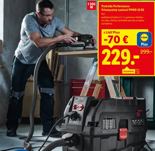Parkside performance Priemyselný vysávač PPWD 30 B2