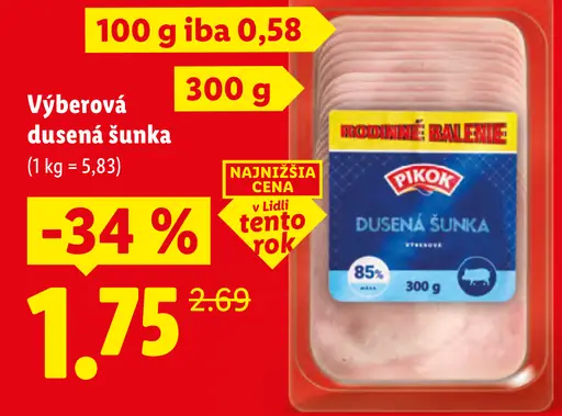 Pikok Vyberová dusená šunka