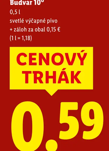 Budvar plechovka