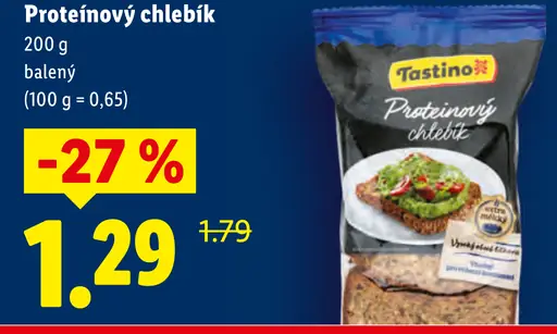 Tastino Proteinový chlebík