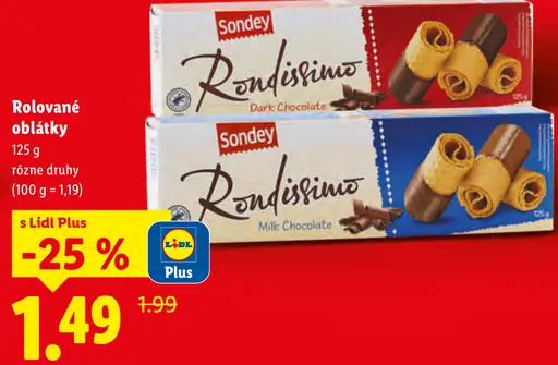 Sondey Rolované oblátky