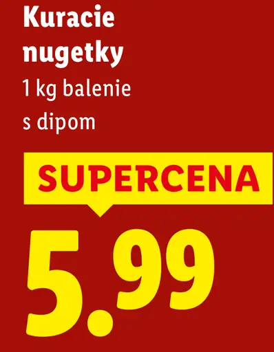 Chicken nuggets s kari a dipom