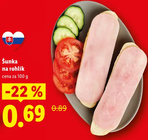 Pikok Šunka na rohlík