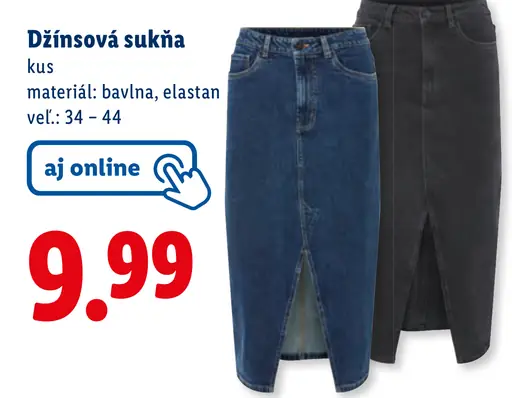 Džínsová sukňa