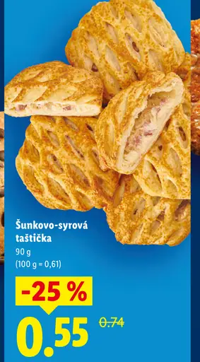 Šunkovo-syrová taštička