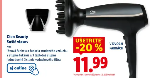 Cien Beauty Sušič vlasov