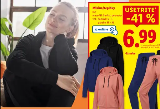 Crivit Mikina/tepláky dámske