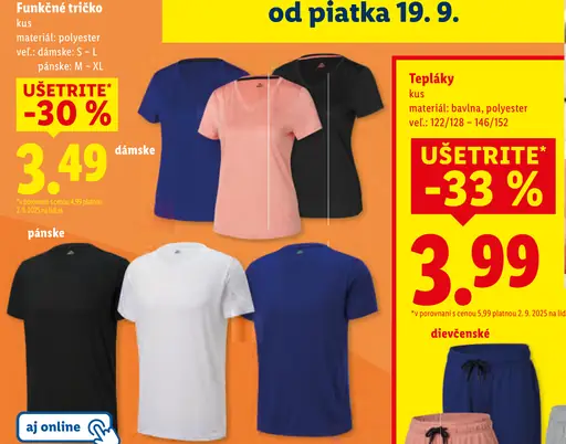 Funkčné tričko dámske