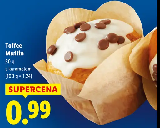 Toffee Muffin s karamelom