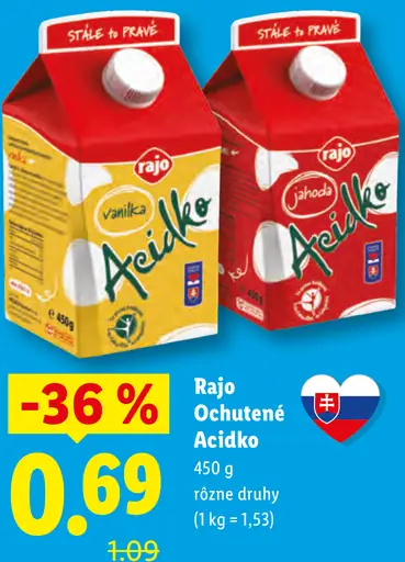 Rajo Ochutené Acidko