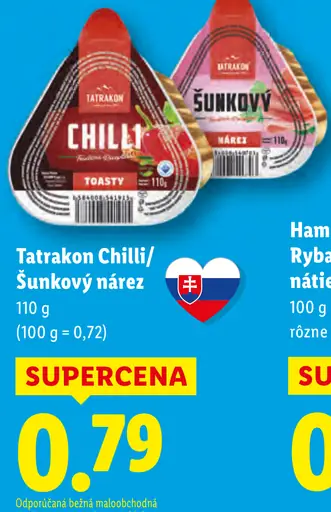 Tatrakon Chilli/Šunkový nárez