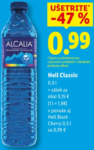 Velingrad Alcalia minerálna voda