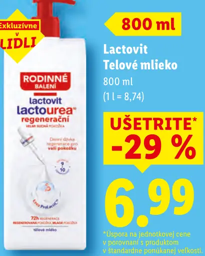 Lactovit Telové mlieko