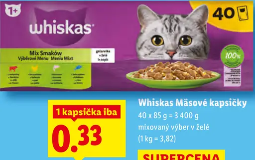 Whiskas Mäsové kapsičky