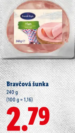 French Style Bravčová šunka