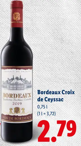 Bordeaux Croix de Ceyssac AOP