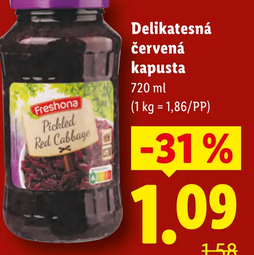 Freshona Červená kapusta