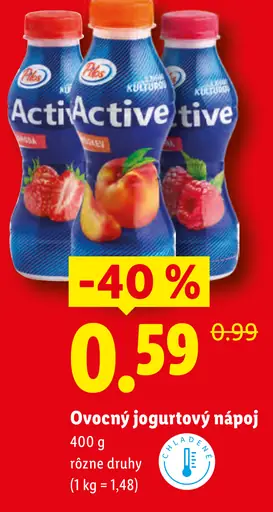 Pilos Ovocný jogurtový nápoj