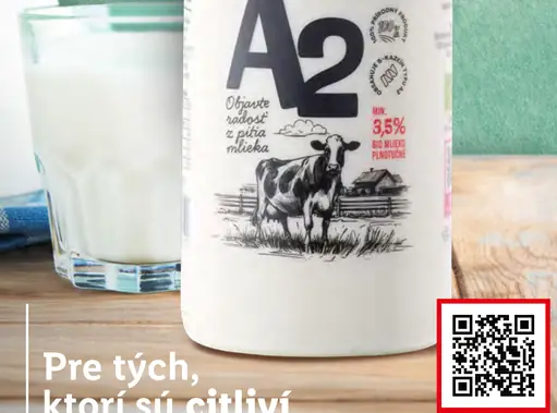 BIO Čerstvé A2 mlieko