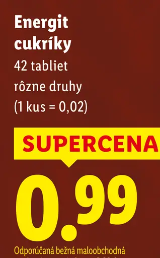 Energit cukríky