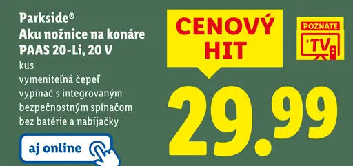 Parkside Aku nožnice