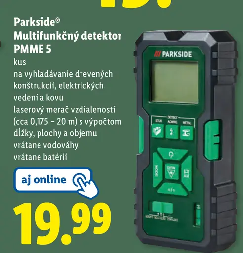 Parkside Multifunkčný detektor PMME 5