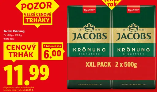 Jacobs Krönung Instantná káva
