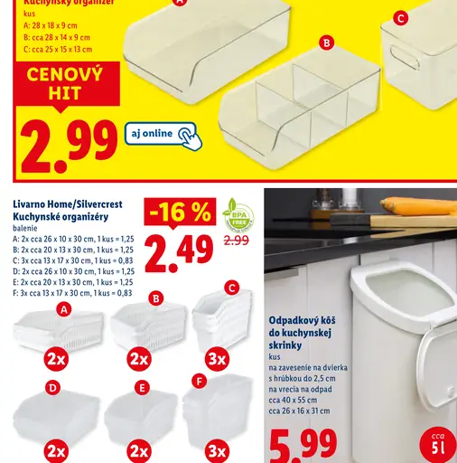 Livarnox Home Kuchynské organizéry