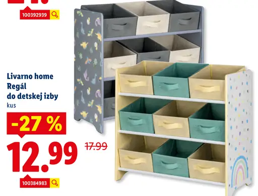 Livarno home Regál do detskej izby