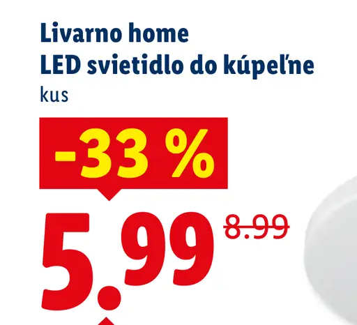 Livarno home LED svietidlo do kúpeľne